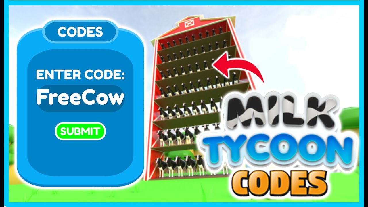 Roblox Milk Tycoon Codes for November 2022: Free Cows