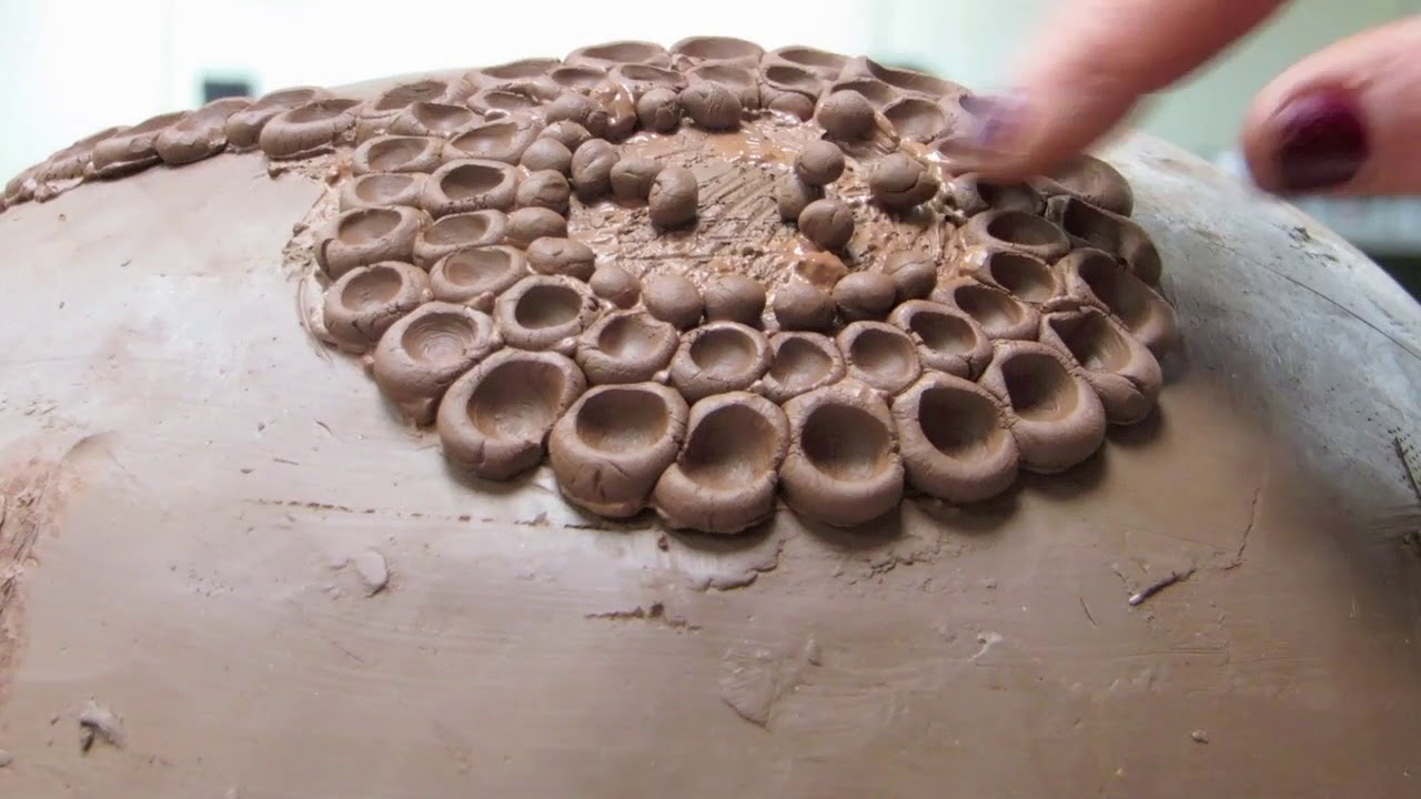 POTTERY BY BARBARA SYLVANE PRESENTS THE MAKING OF MY SIGNATURE PIECE OF POTTERY