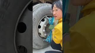Truck Puncture Tire Replacement And Wheel Alignment!