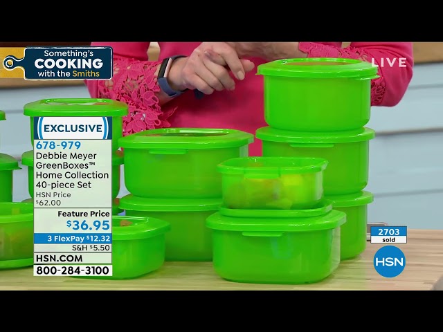 Debbie Meyer Green Boxes Set of 10 Food Preservation Containers - QVC UK