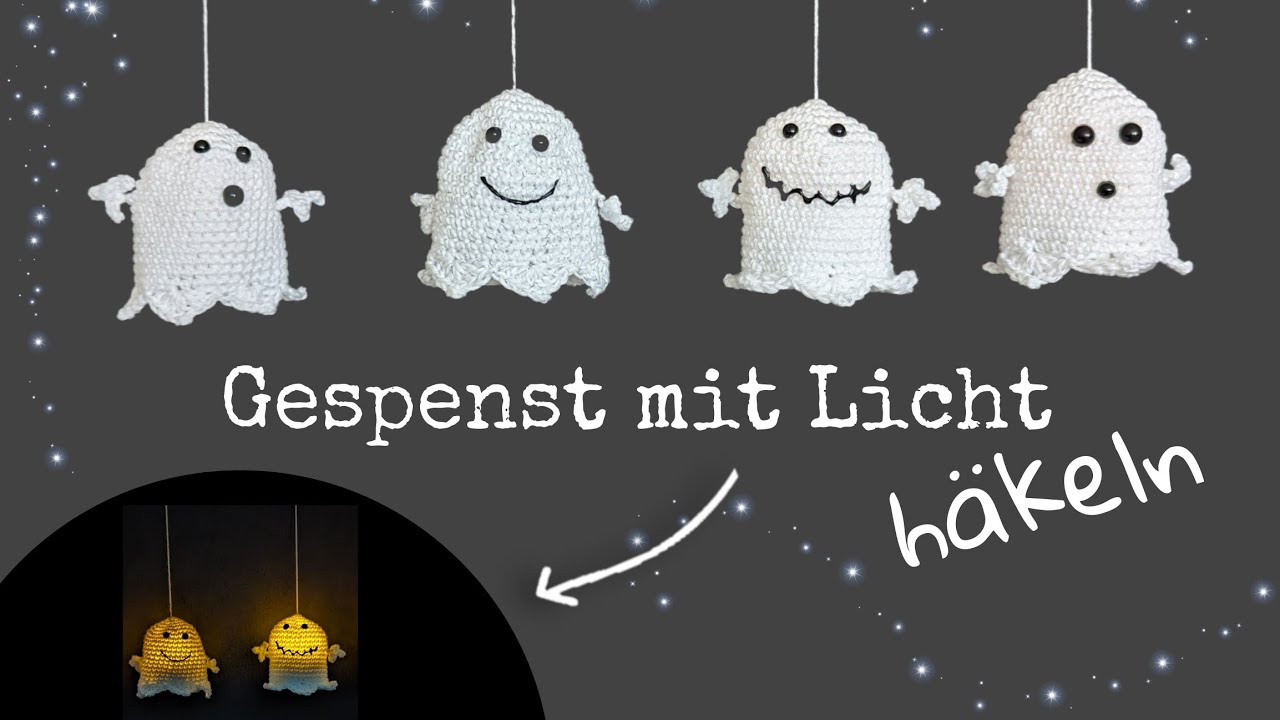 Helloween Teil 3 👻Geist häkeln