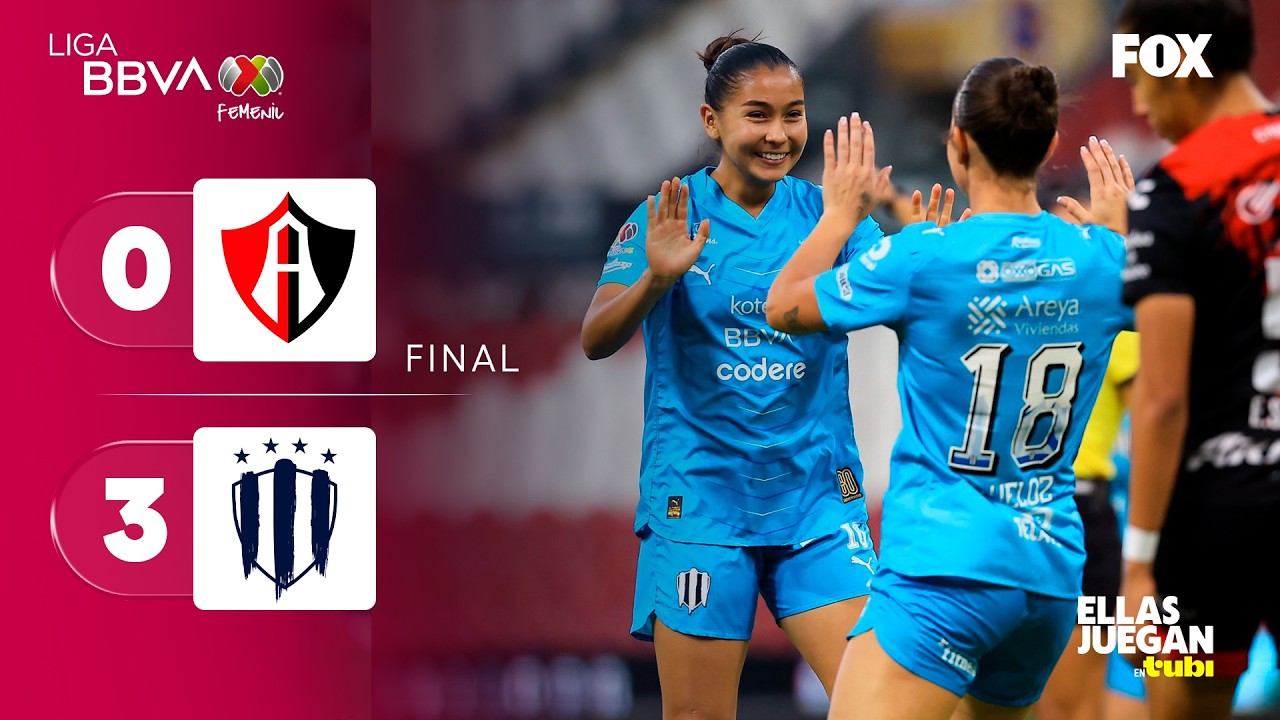 ATLAS 0-3 RAYADAS | RESUMEN | LIGA MX FEMENIL | JORNADA 12 - YouTube