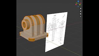 Создание точных моделей по чертежам в Blender 2.8