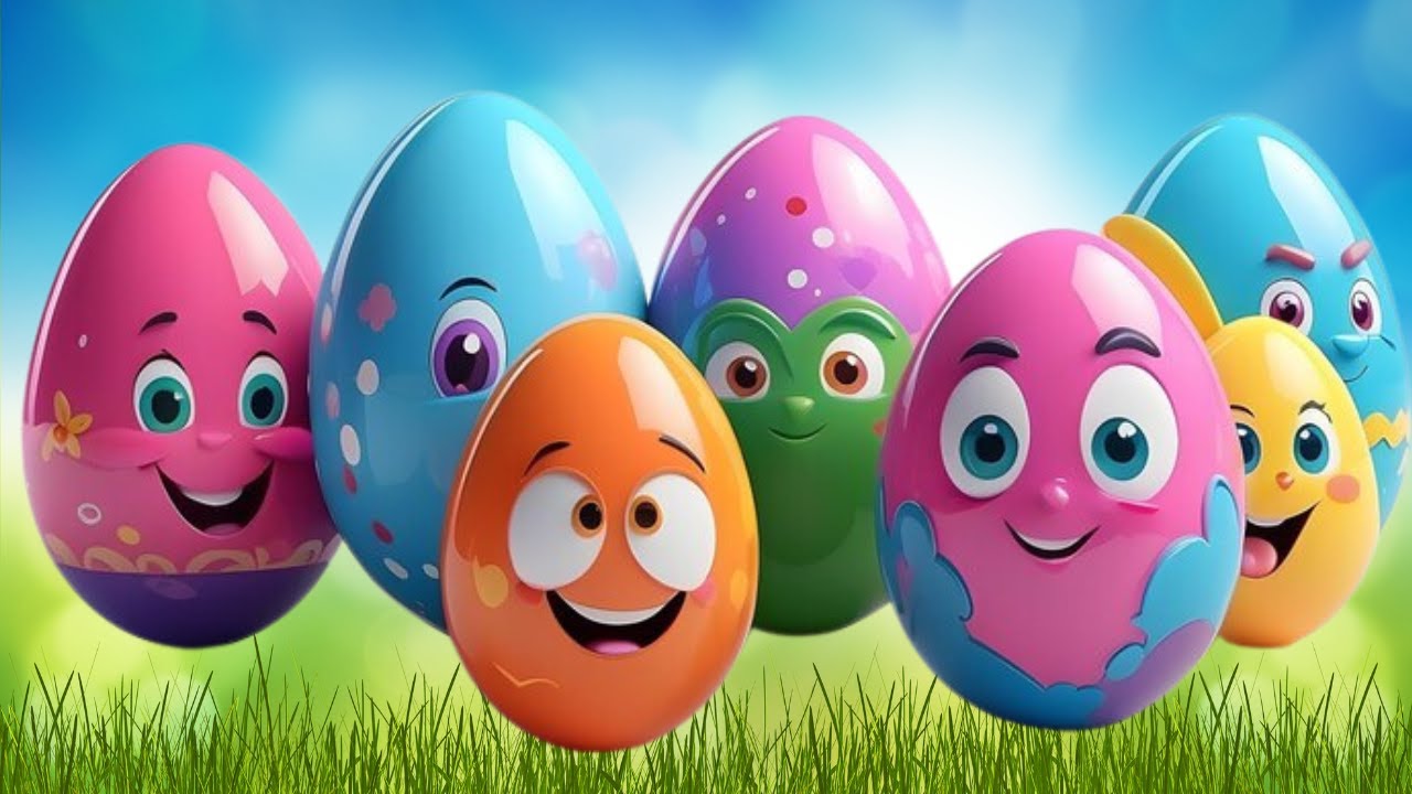 Colorful Eggs Song For Kids | Learn Colors With Fun Eggs | Surprise Eggs Kids Song