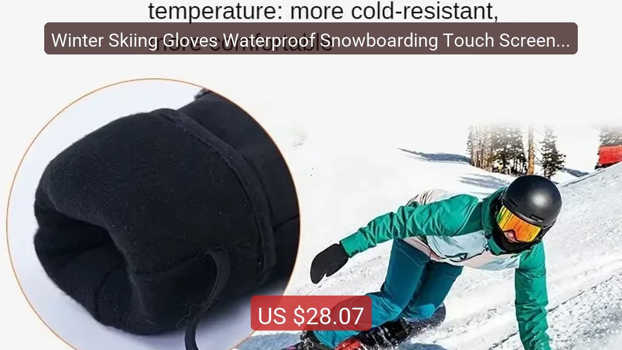 llio Unisex Winter Waterdichte Snowboard Handschoenen Gekleurde Thermische Gevoerde Ski-wanten llio Unisex Winter Waterdichte Snowboard Handschoenen Gekleurde Thermische Gevoerde Ski-wanten
