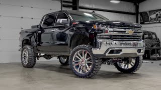 2022 Silverado with McGaughys 79” lift on 24” reps and 37” Gladiators
