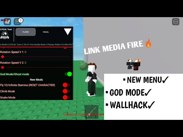 Roblox Mod Menu V2.477.421617 Updated With 65 Features!!! Ghost Mode  Fixed!! Working In All Servers🔥 - BiliBili