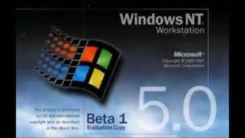 Windows NT 5.0 startup sound slowed and pitched down