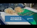 Homem de 34 anos foi preso por pesca irregular em uma lagoa localizada no bairro Bandeirinhas
