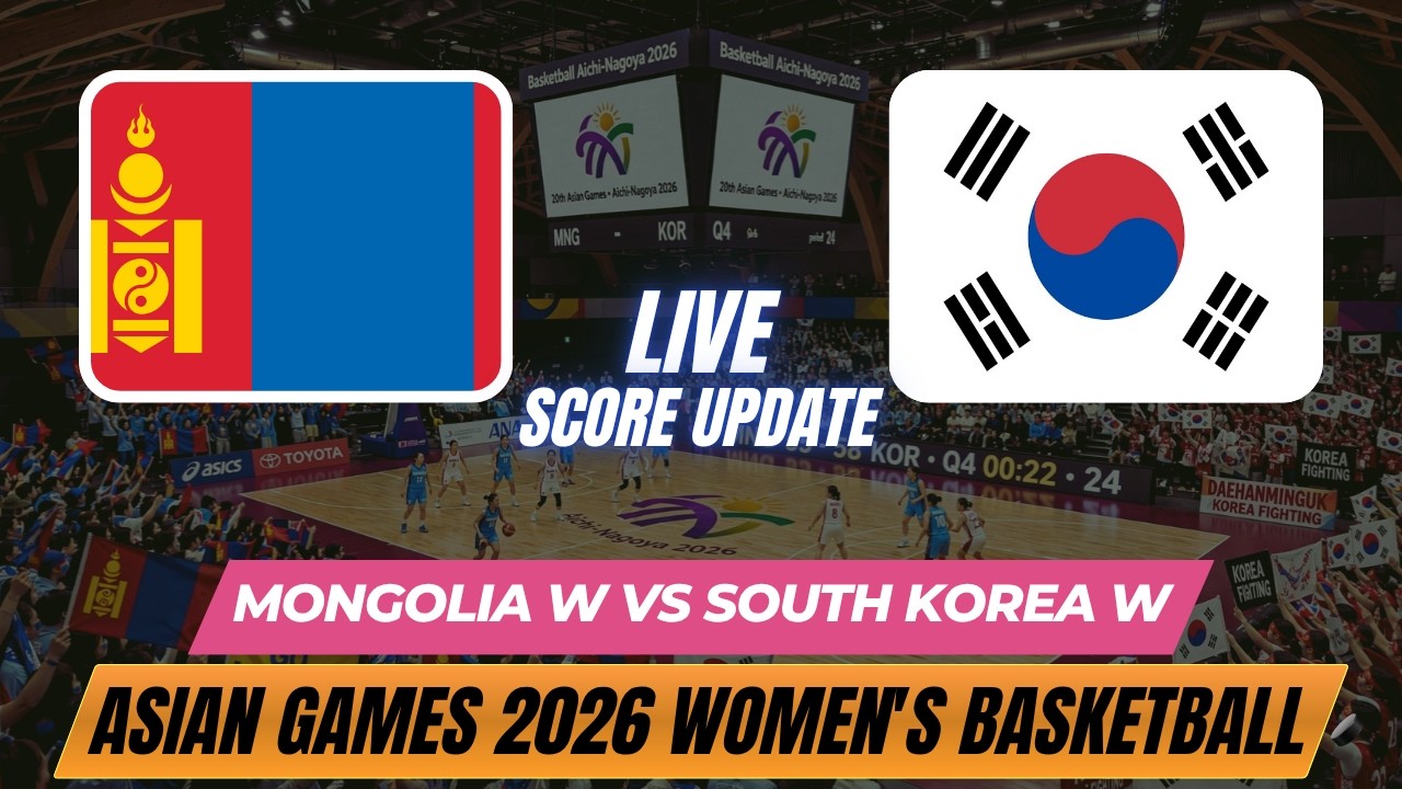 Mongolia Vs South Korea | Asian Games 2026 Women's Basketball