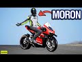 A moron buys an expensive motorcycle  cyclecruza