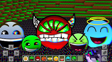 NEW LOBOTOMY GEOMETRY DASH DIFFICULT FACES NextBots in Minecraft PE