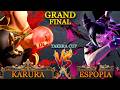 🔥Grand Final ▰ TAKERA CUP ▰ Karura (Marisa) Vs Nashi Espopia (Juri) ▰ High level