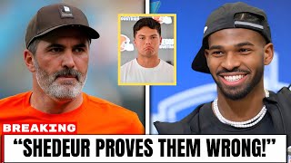 Shedeur Sanders DESTROYS Dillon Gabriel At Browns Practice Leaving Coaches STUNNED!