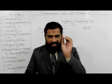INTERNATIONAL LAW ON