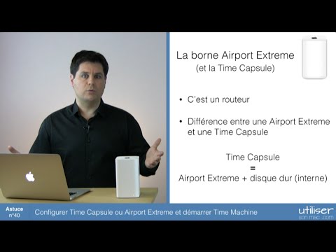 Astuce 40 - Configurer Time Capsule ou Airport Extreme et démarrer Time Machine