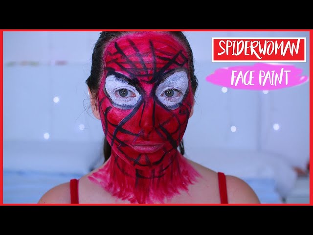 Spiderman Face Paint Makeup