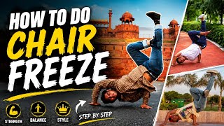How to do Chair freeze | breakdance tutorial |Learn Freeze in 5 minutes | common mistakes in freeze