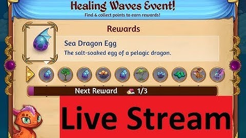 Merge Dragons Healing Waves Event! Live Stream - Lets complete for Noble Sea Dragon