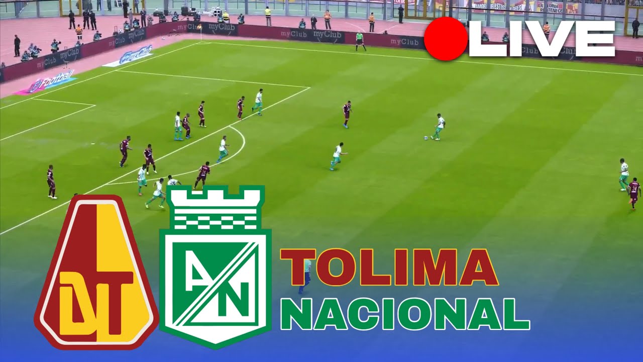 🔴 TOLIMA vs NACIONAL - En VIVO🔴 Liga Colombiana | Partido completo hoy simulación eFootball pes21