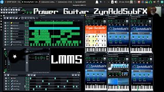 LMMS - Power Guitar & Breathy Pad 🎶️ 💻️ 🎸️