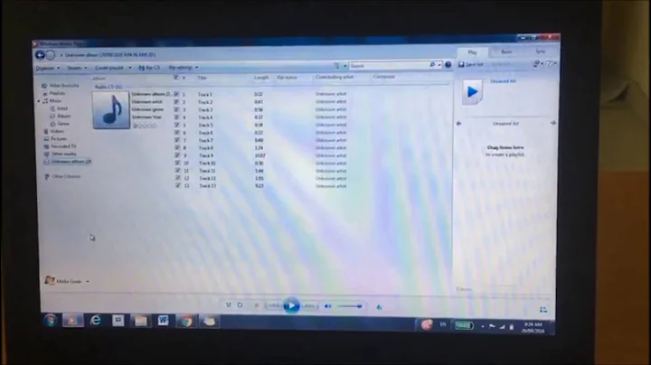 How to copy CD files to computer / laptop