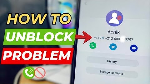 How to Unblock Phone Numbers on Android