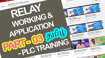 What is Relay? - Relay Working & Relay Application in Tamil - Industrial Automation - Part 03