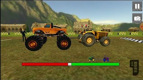 Tractor pull match Tug Of War Tractor Game Android Gameplay Full HD
