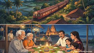 Peaceful Slow Living 90s Train Journey Nostalgia | India Temples | Food ASMR | Ghibli Relaxing Part2 screenshot 5