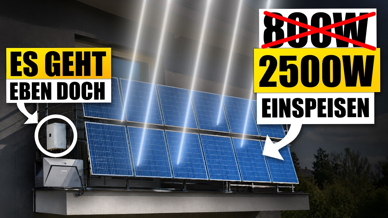 Durchbruch: Balkon-Solar 4.0 jetzt ab HEUTE für alle!