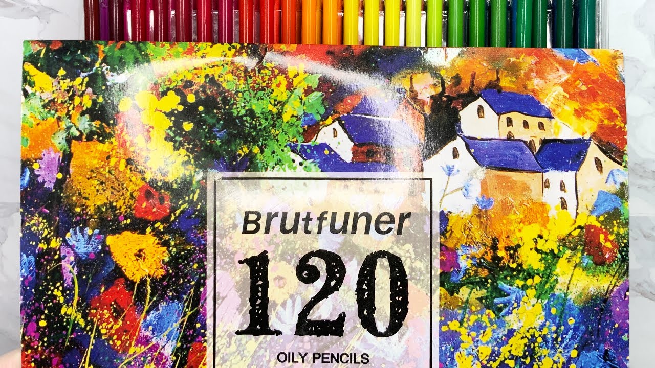 Brutfuner Oil Color Pencils Color Pencil Set Watercolor - Temu