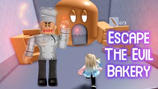 Escape The Evil Bakery (OBBY) Scary Obby Roblox Gameplay Walkthrough No Death Speedrun
