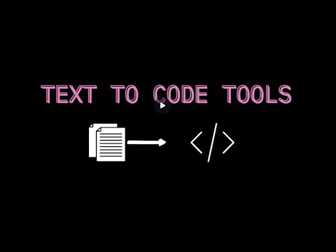 2 Text to code AI Based Tools - YouTube