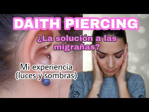 Vídeo: Daith Piercing Para Migrañas: ¿funciona Y Es Seguro?