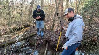 A Witness to history found walking a creek | Metal Detecting