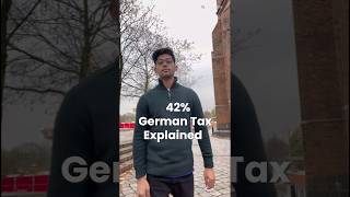42% German Tax Explained by Nikhilesh Dhure. #shorts #germany #studyingermany #msingermany #trending