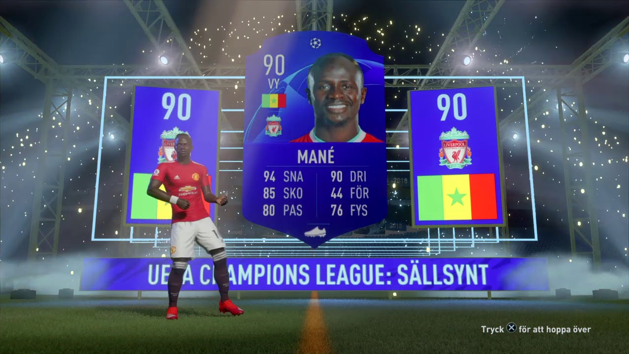 FIFA 21 walkout Mané UCL + in form in the same pack