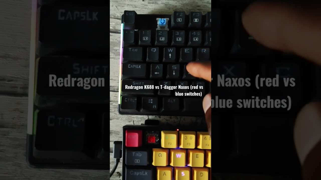 Redragon K688 vs T-dagger Naxos