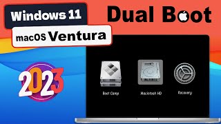 Dual Boot Windows 11 and macOS Ventura on Mac - 2024 🔥🔥🔥 | Install Windows 11 on Mac | 100% Working
