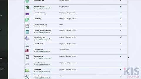 Clover Employee access & permissions