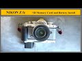 Nikon z fc sd memory card and battery installation esy0119