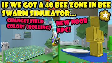 If We Got A 40 BEE ZONE in Bee Swarm Simulator...🤩