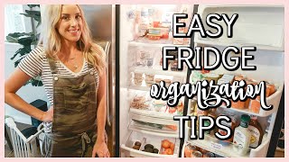 FRIDGE CLEAN OUT \& ORGANIZATION IN 12 EASY STEPS! | OLIVIA ZAPO