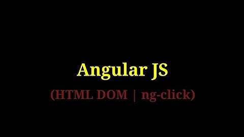 Angular JS - 11  