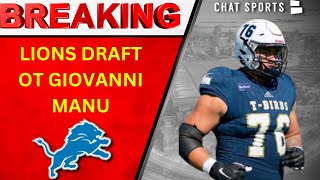 BREAKING: Lions Trade Up To Select OT Giovanni Manu, Taylor Decker Replacement? 2024 NFL Draft