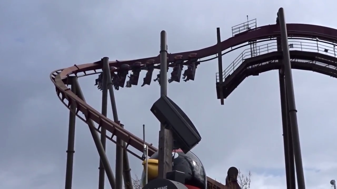 Nemesis Inferno Off Ride Thorpe Park Youtube 