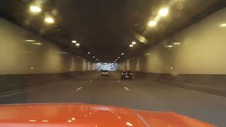 1970 Dodge Challenger sound in a tunnel