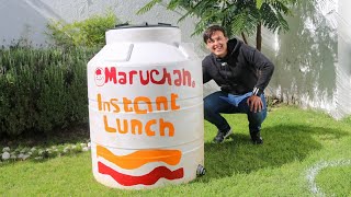 Hice La Maruchan Más Grande Del Mundo En Un Tinaco