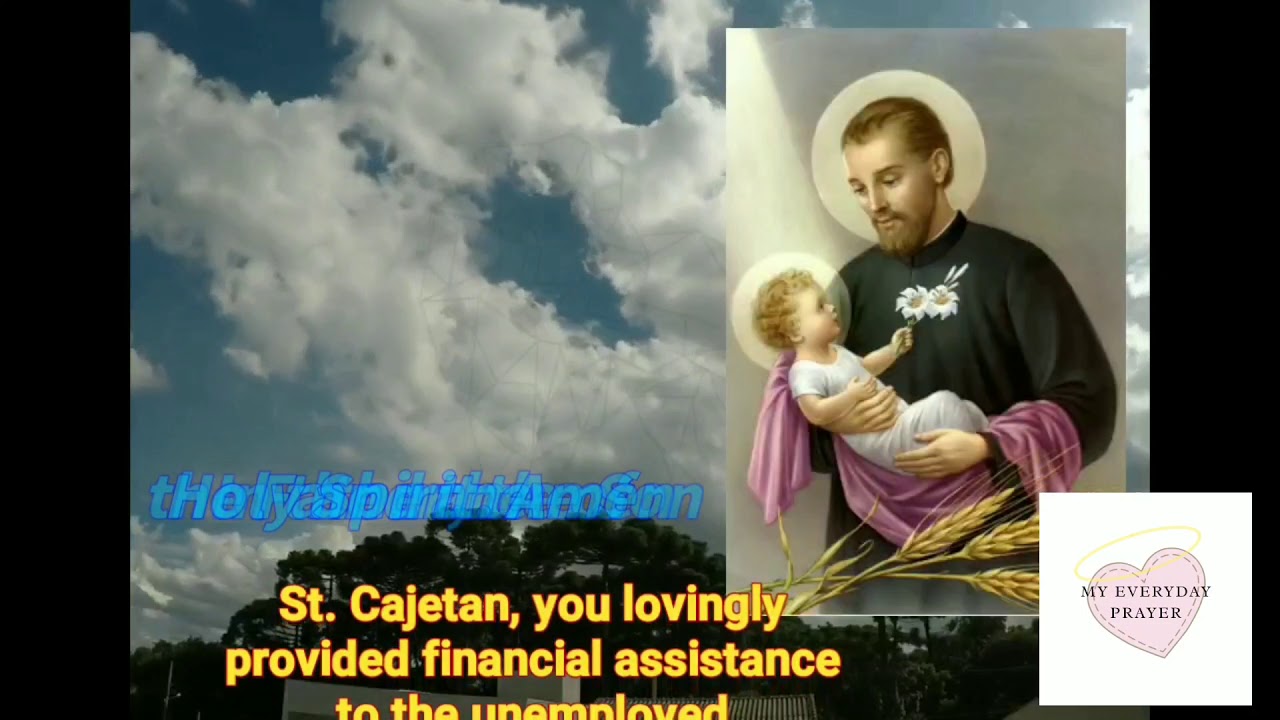 Prayer to St. Cajetan YouTube